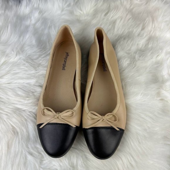 Jeffrey Campbell Arabesque Flats in Natural Black - Picture 3 of 7